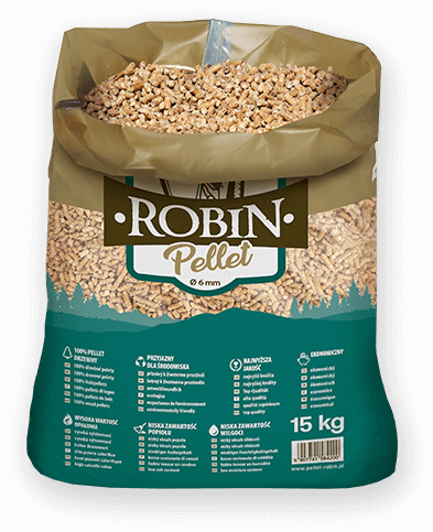 worek pelletu opałowego Robin do kupienia w Żorach lub sklepie internetowym